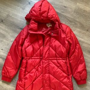 NWT Gap Cold Control Hooded Puffer Jacket M